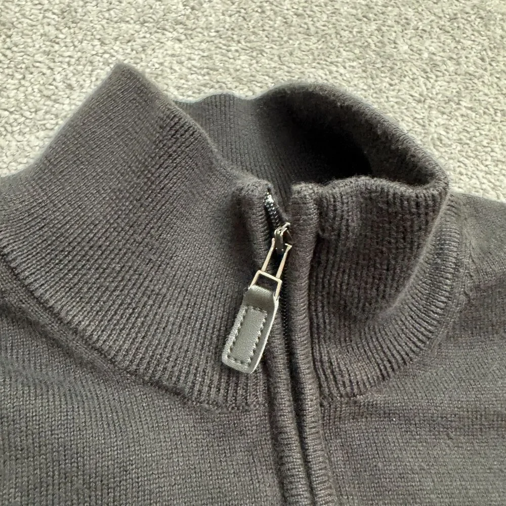 Jos. A. Bank Signature Collection Knit Quarter Zip Sweater Mens 2XL Pima Cotton